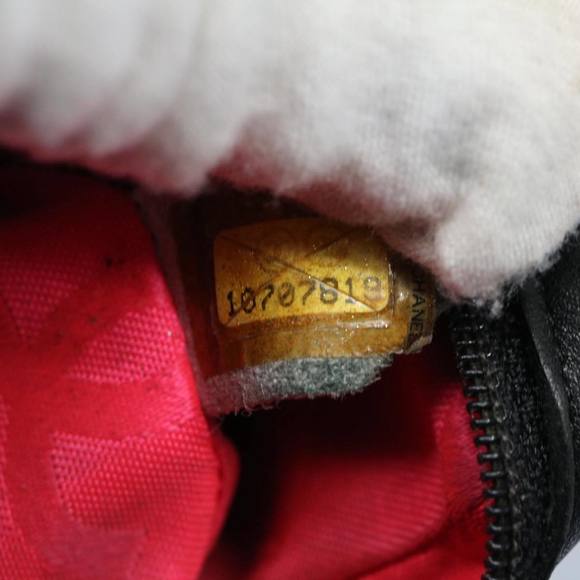 CHANEL Cambon Line COCO Mark Accessory Case Leather Black CC Auth bs7667 - Picture 12 of 16